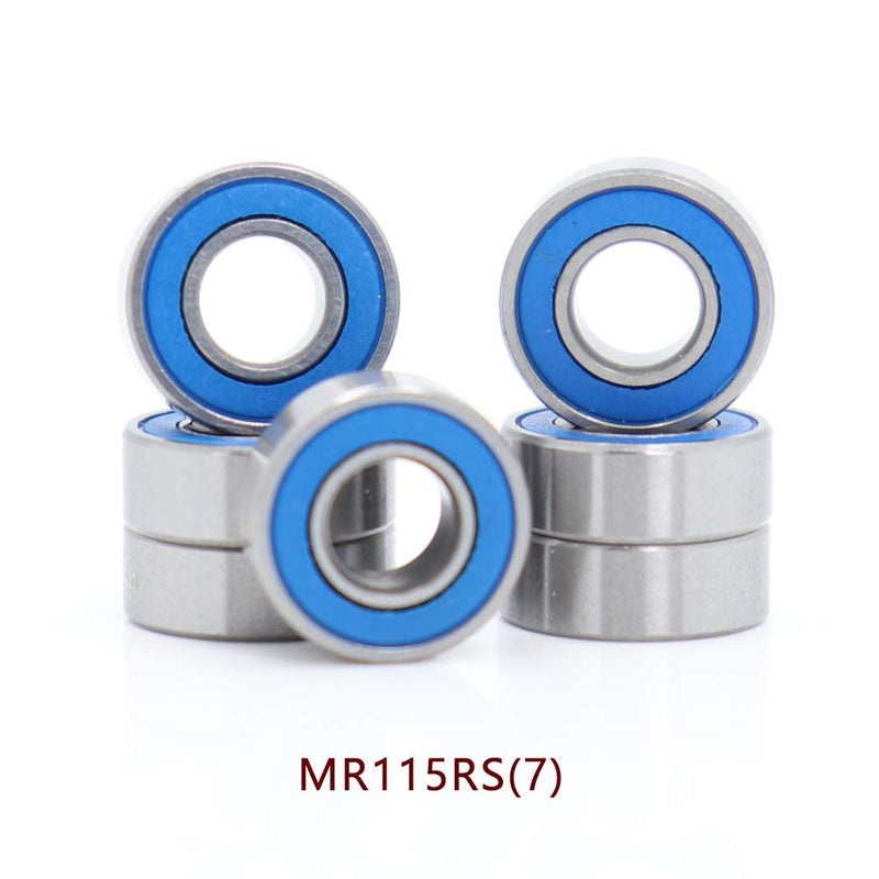 FUSHIBEARING RC Bearing Kit Compatible with Traxxas Slash 4X4 4WD VXL ABEC 3 Blue Rubber Sealed Precision Ball Bearings (21) - Image 4